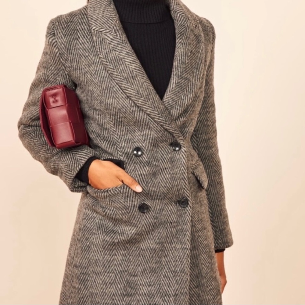 Reformation York Coat. Size S.